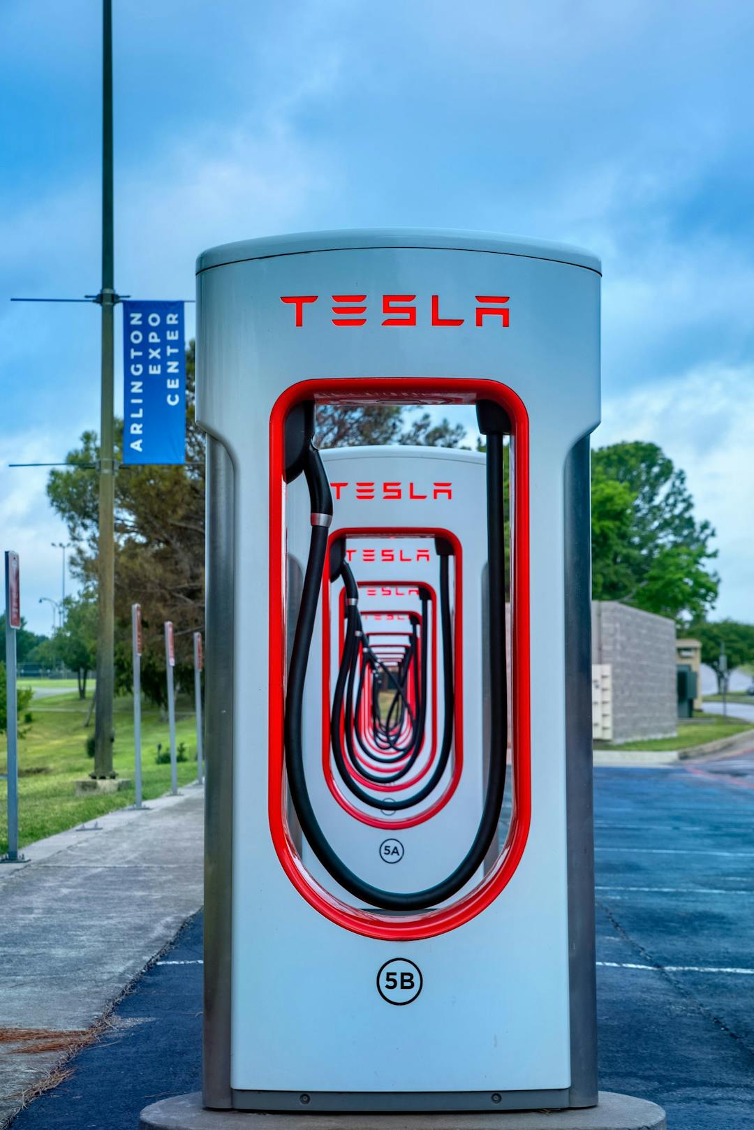Tesla Supercharger station in U.S.
