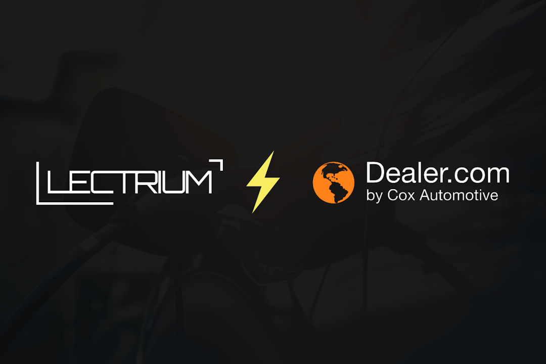 Lectrium and Dealer.com logos with black background